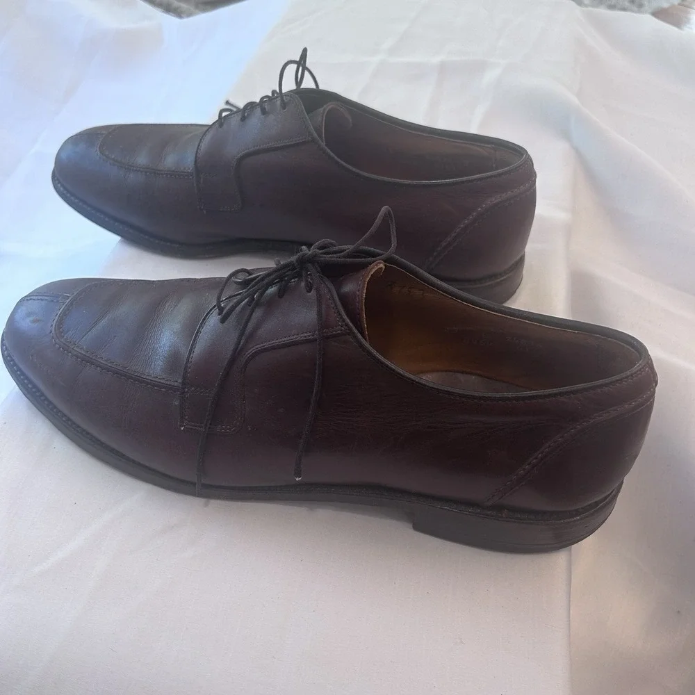 Allen Edmonds Hancock Brown Leather Men 13C Classic Old Money Professional